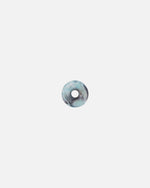 Blauer Donut Anhänger Marmor Muster aus recyceltem Meeresplastik KOHO Schmuck