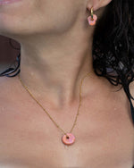 KOHO Silber Halskette Kaori Sunset Blush