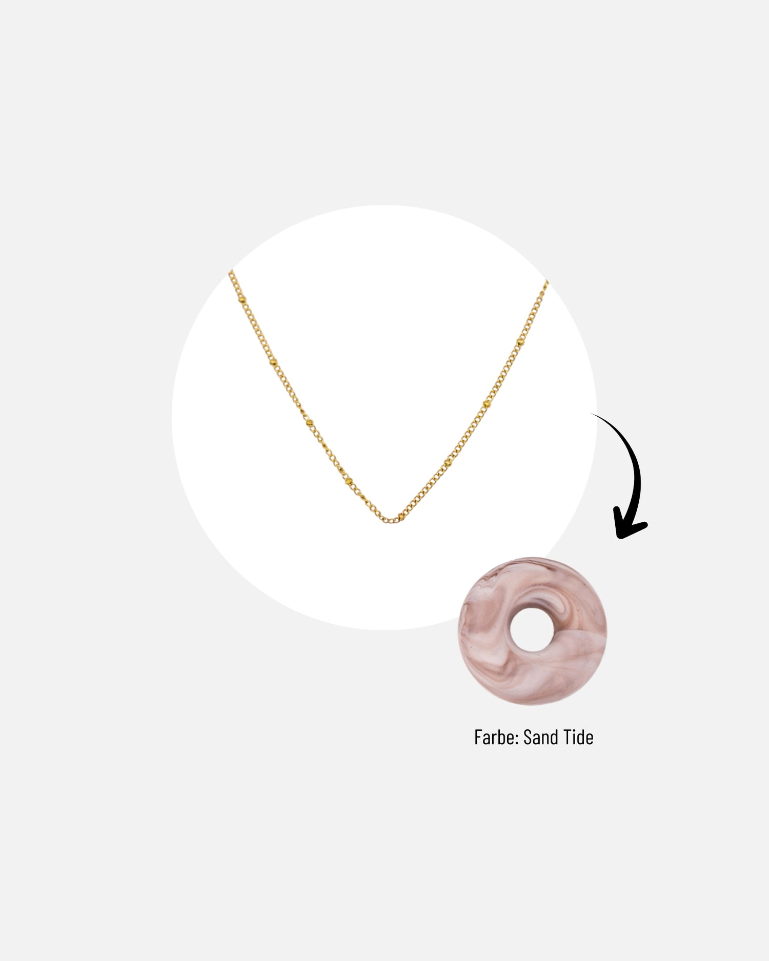 KOHO Halskette Mali Charm Gold