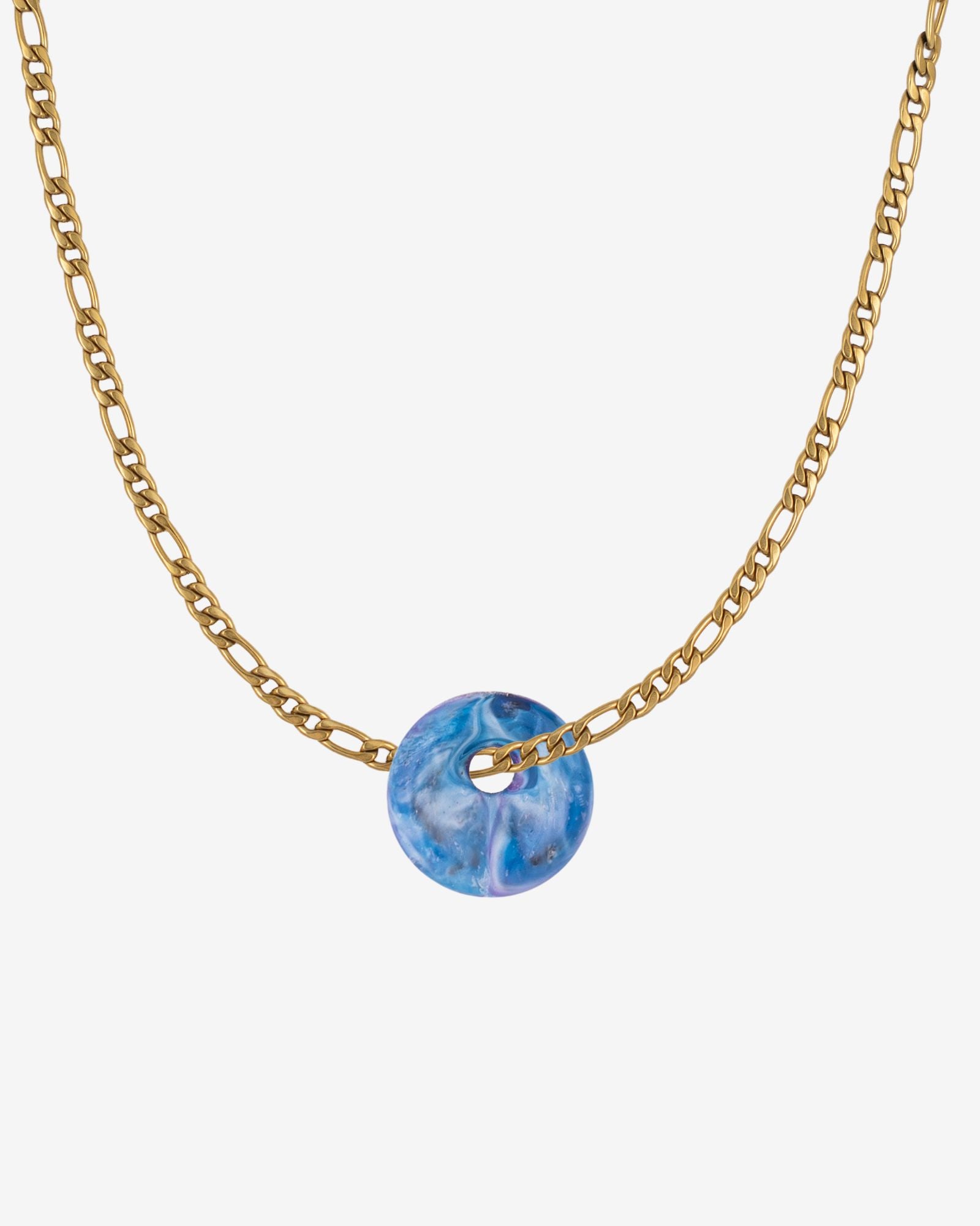 KOHO Halskette Figaro Look Kaori Charm Anhänger aus Meeresplastik