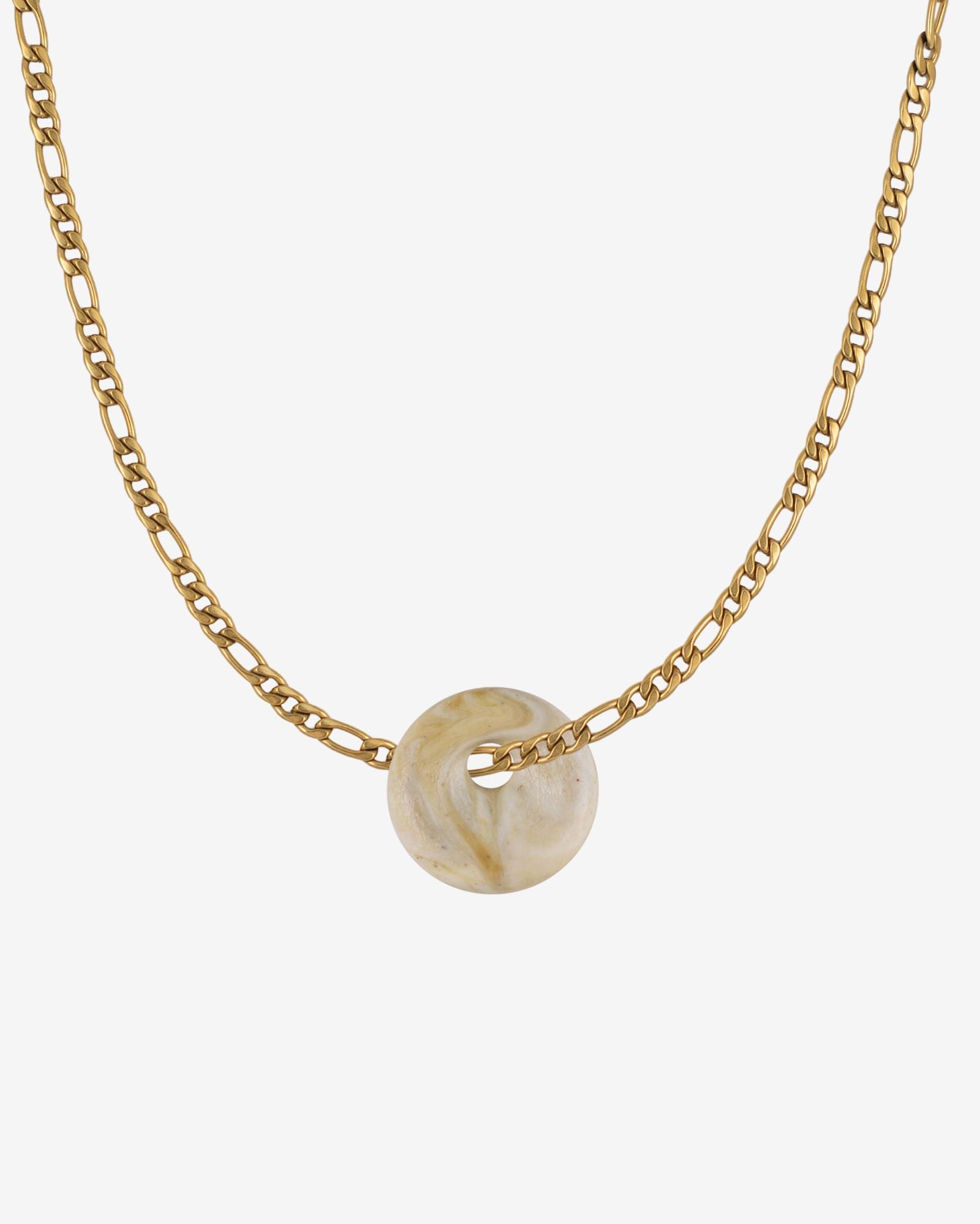 KOHO Halskette Figaro Look Kaori Charm Anhänger aus Meeresplastik