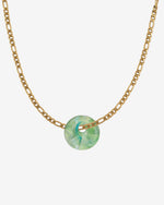KOHO Halskette Figaro Look Kaori Charm Anhänger aus Meeresplastik