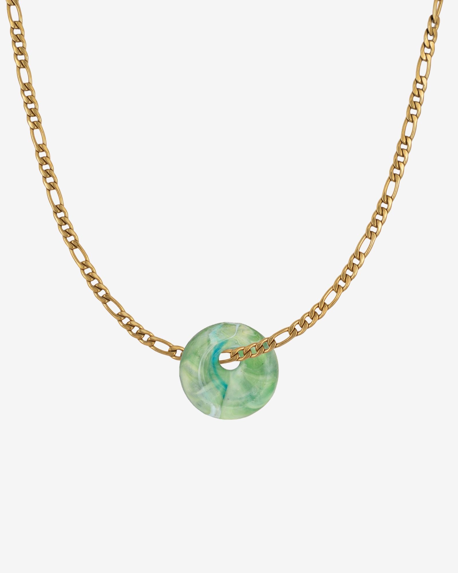 KOHO Halskette Figaro Look Kaori Charm Anhänger aus Meeresplastik