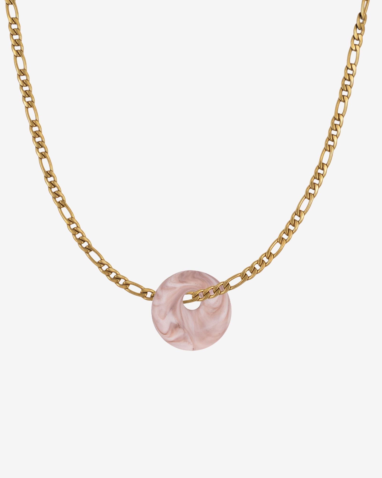 KOHO Halskette Figaro Look Kaori Charm Anhänger aus Meeresplastik