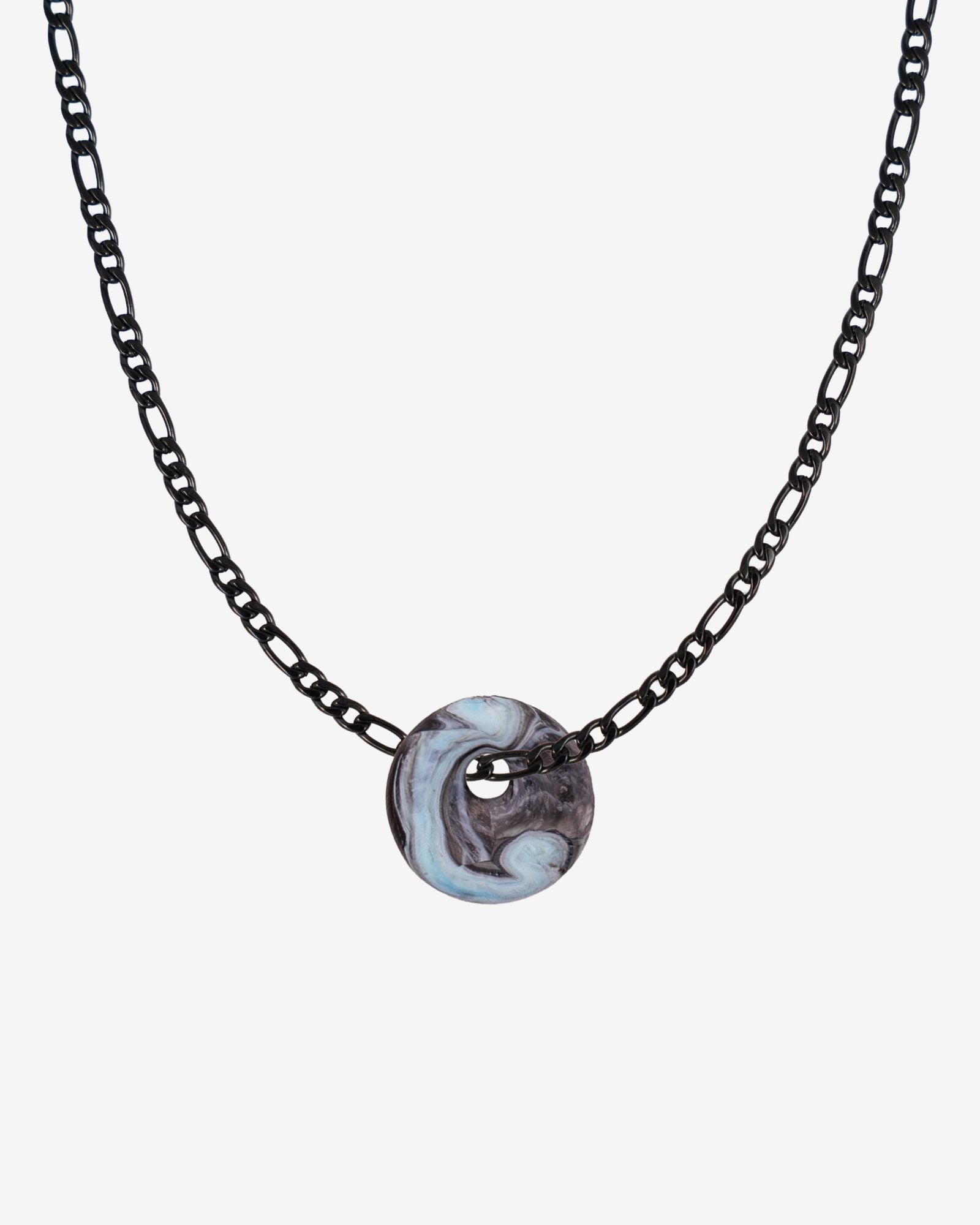KOHO Halskette Figaro Look Kaori Charm Anhänger aus Meeresplastik