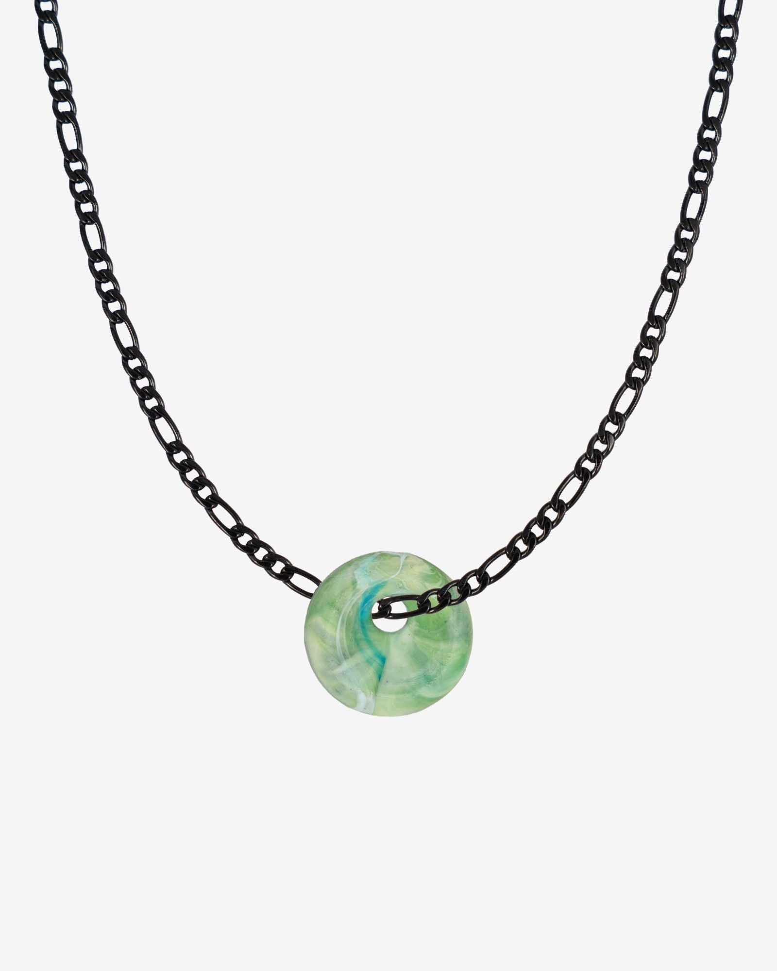 KOHO Halskette Figaro Look Kaori Charm Anhänger aus Meeresplastik