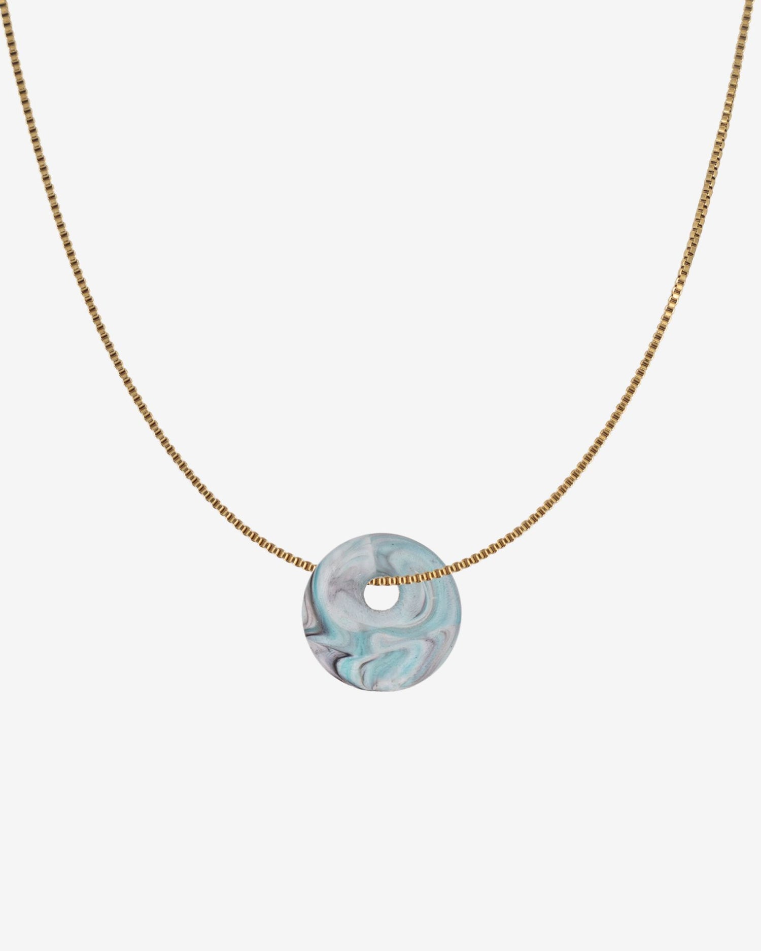 KOHO Halskette Fine Look Kaori Charm Anhänger aus Meeresplastik