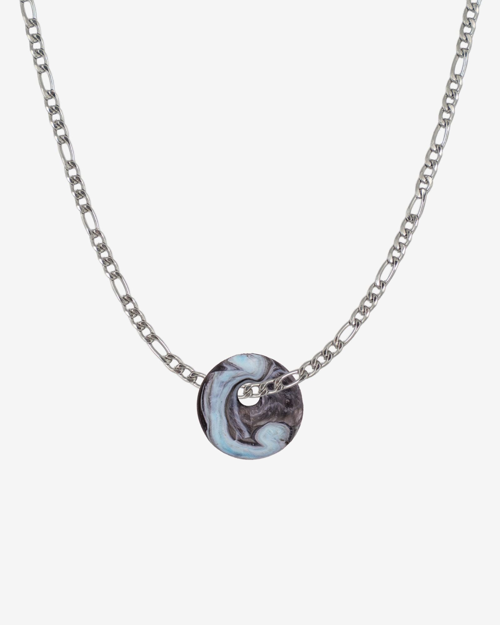 KOHO Halskette Figaro Look Kaori Charm Anhänger aus Meeresplastik