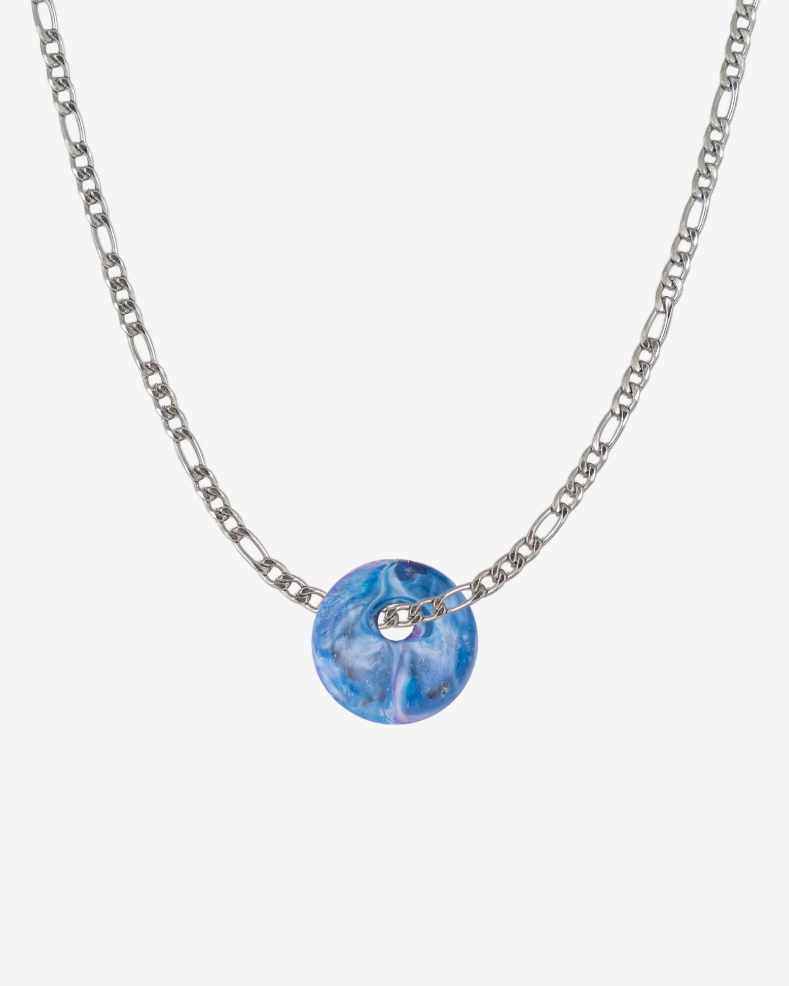 KOHO Halskette Figaro Look Kaori Charm Anhänger aus Meeresplastik