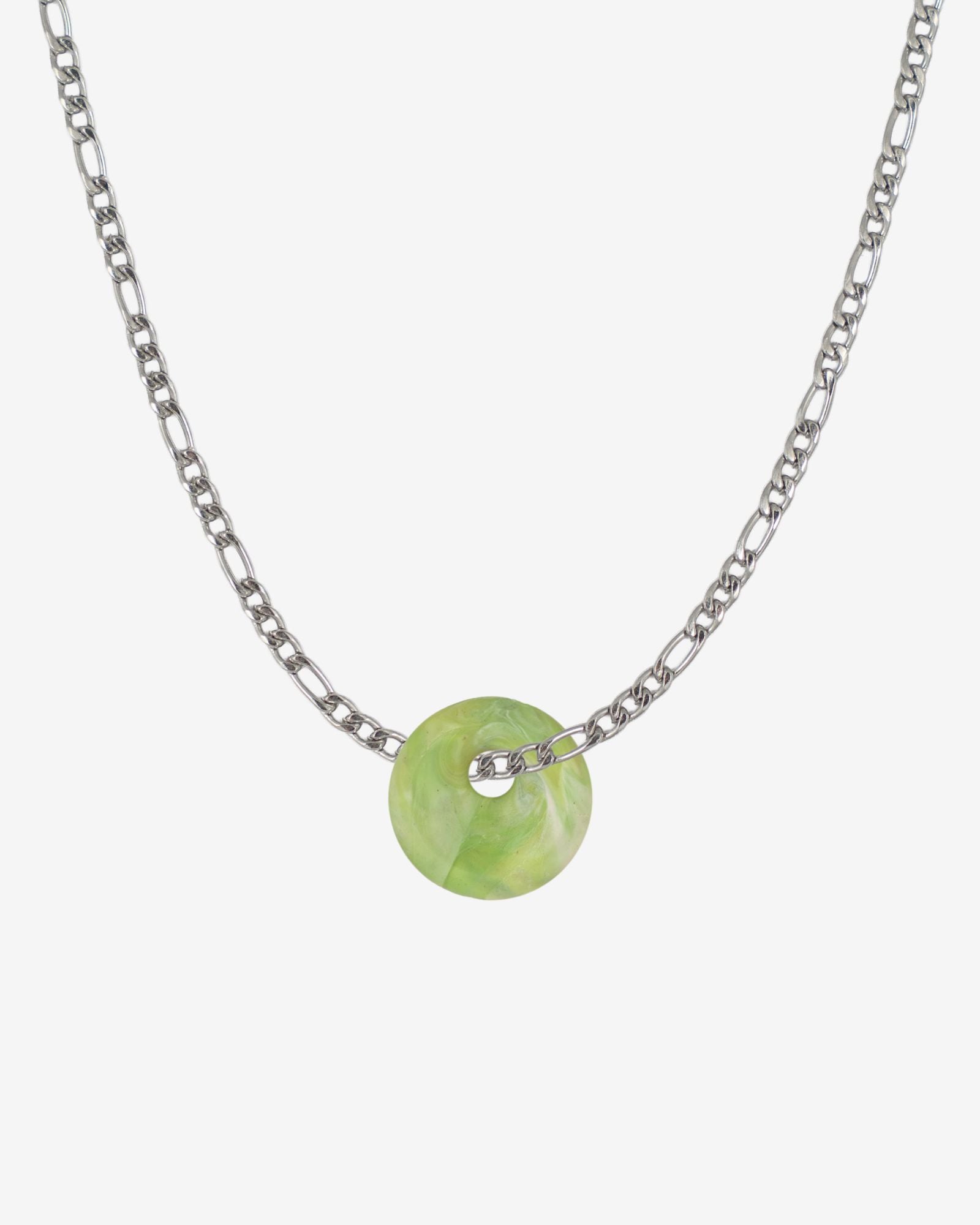 KOHO Halskette Figaro Look Kaori Charm Anhänger aus Meeresplastik