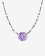 KOHO Halskette Kaori mit lilafarbenem Charm aus recyceltem Meeresplastik