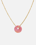 KOHO Gold Halskette Kaori Sunset Blush
