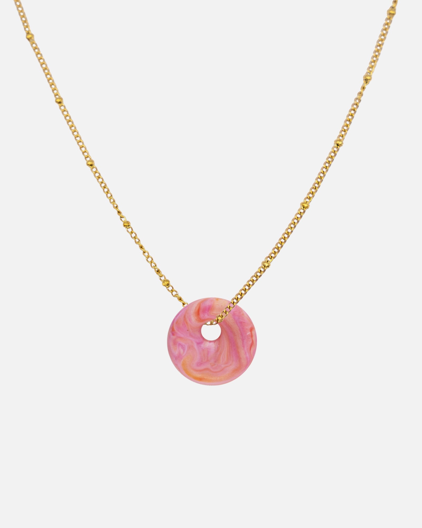KOHO Gold Halskette Kaori Sunset Blush