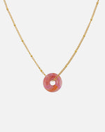 KOHO Gold Halskette Mali Sunset Blush