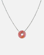 KOHO Silber Halskette Mali Sunset Blush