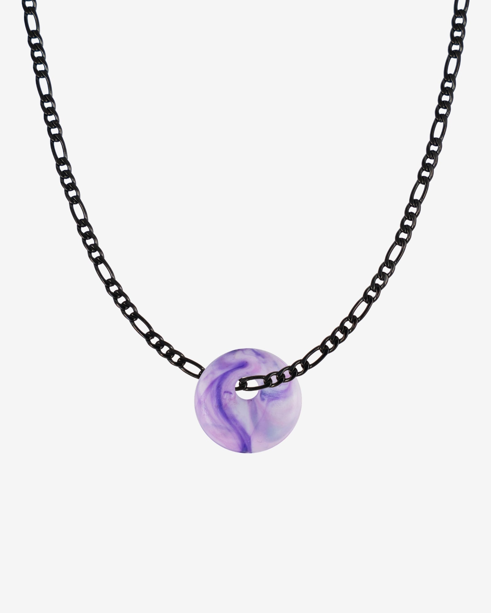 KOHO Halskette Kaori mit lilafarbenem Charm aus recyceltem Meeresplastik