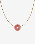 KOHO Mali Gold Halskette Sunset Blush