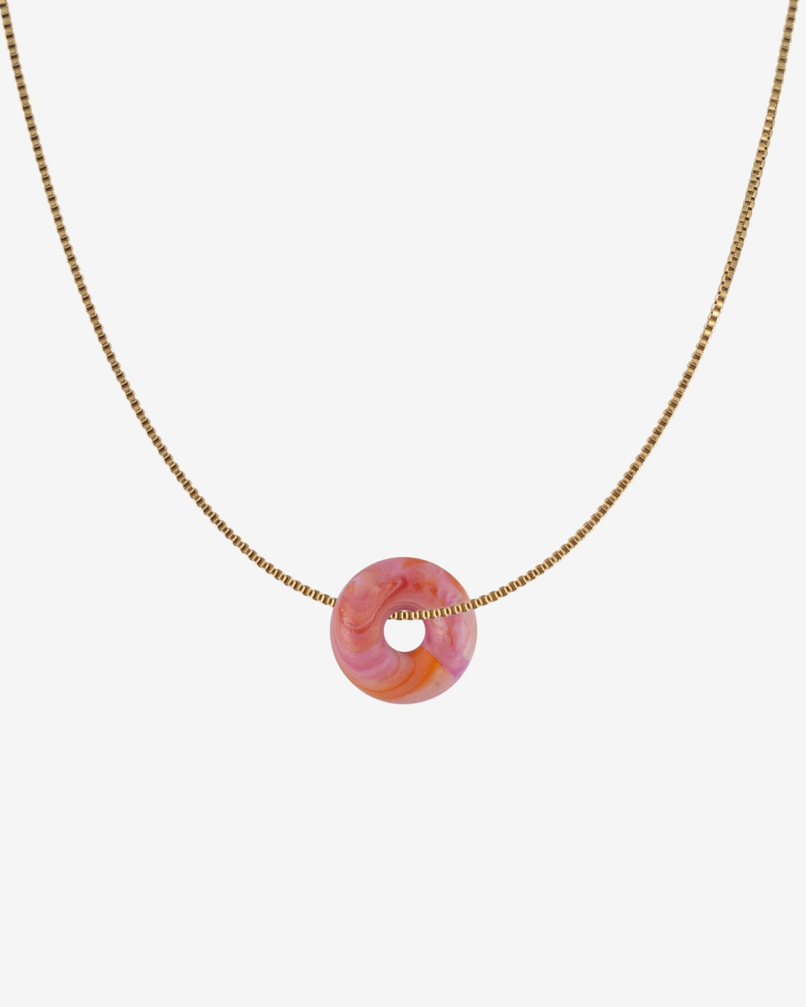 KOHO Mali Gold Halskette Sunset Blush