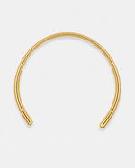 Linea Choker minimalistischer Halsreif in Gold aus Edelstahl