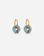 Mali Aqua Glow Fine Hoops Blau
