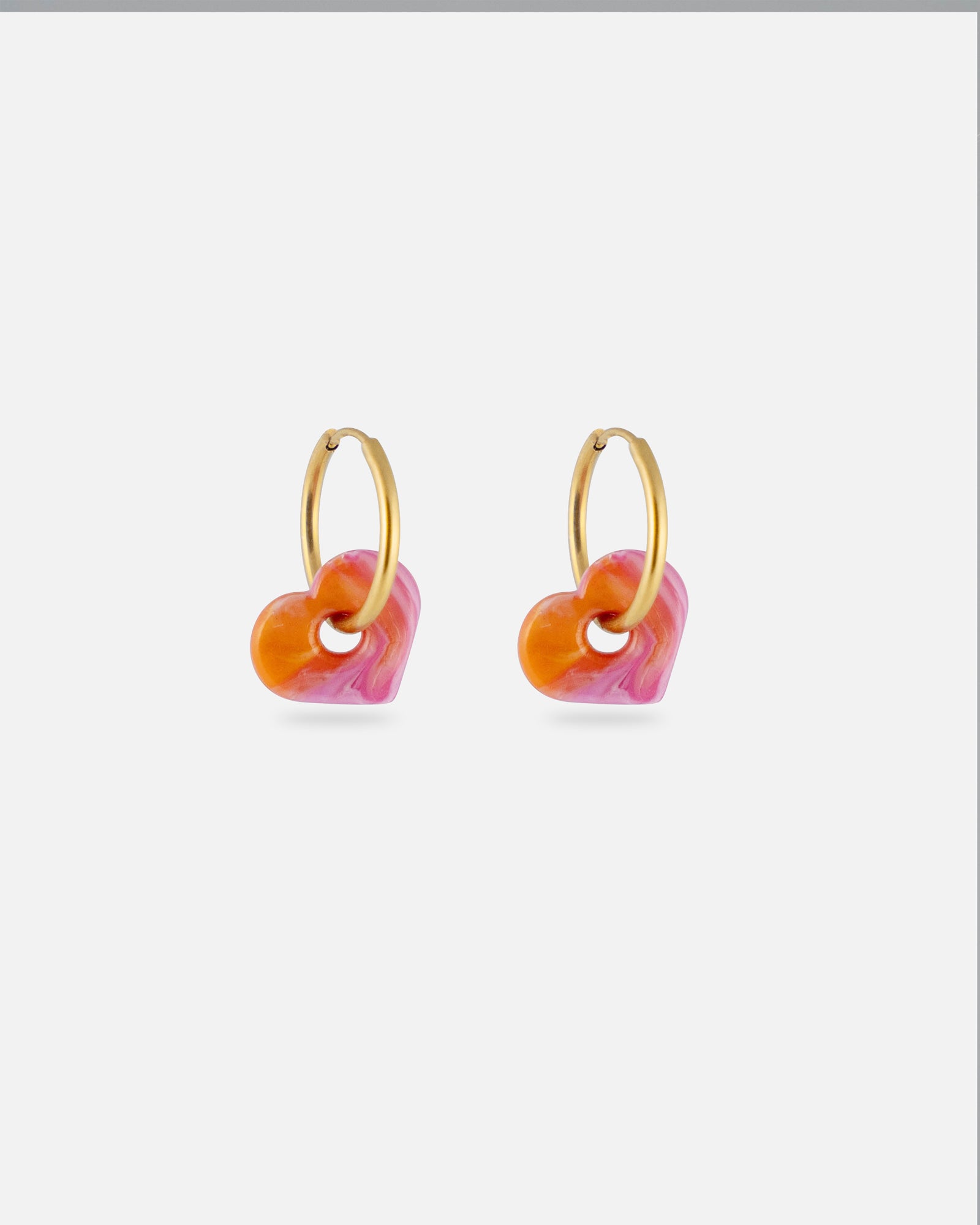 KOHO Gold Creolen Wasserfest Anura Sunset Blush