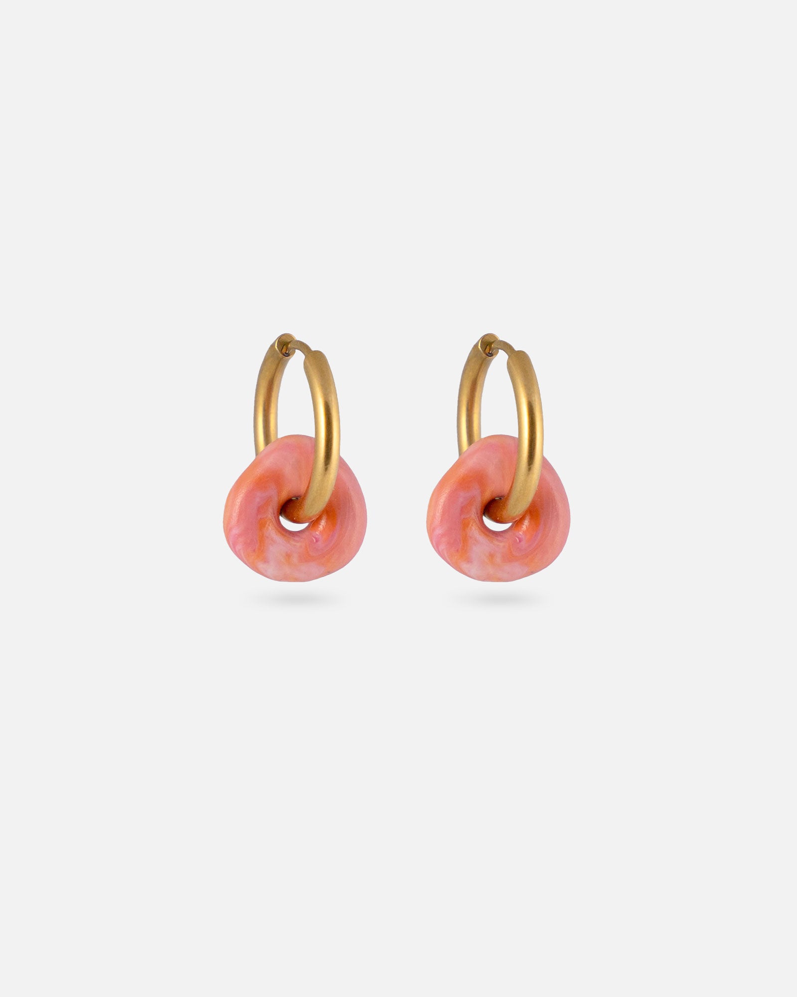 KOHO Gold Creolen Wasserfest Lamai Sunset Blush