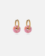 KOHO Gold Creolen Wasserfest Noa Sunset Blush