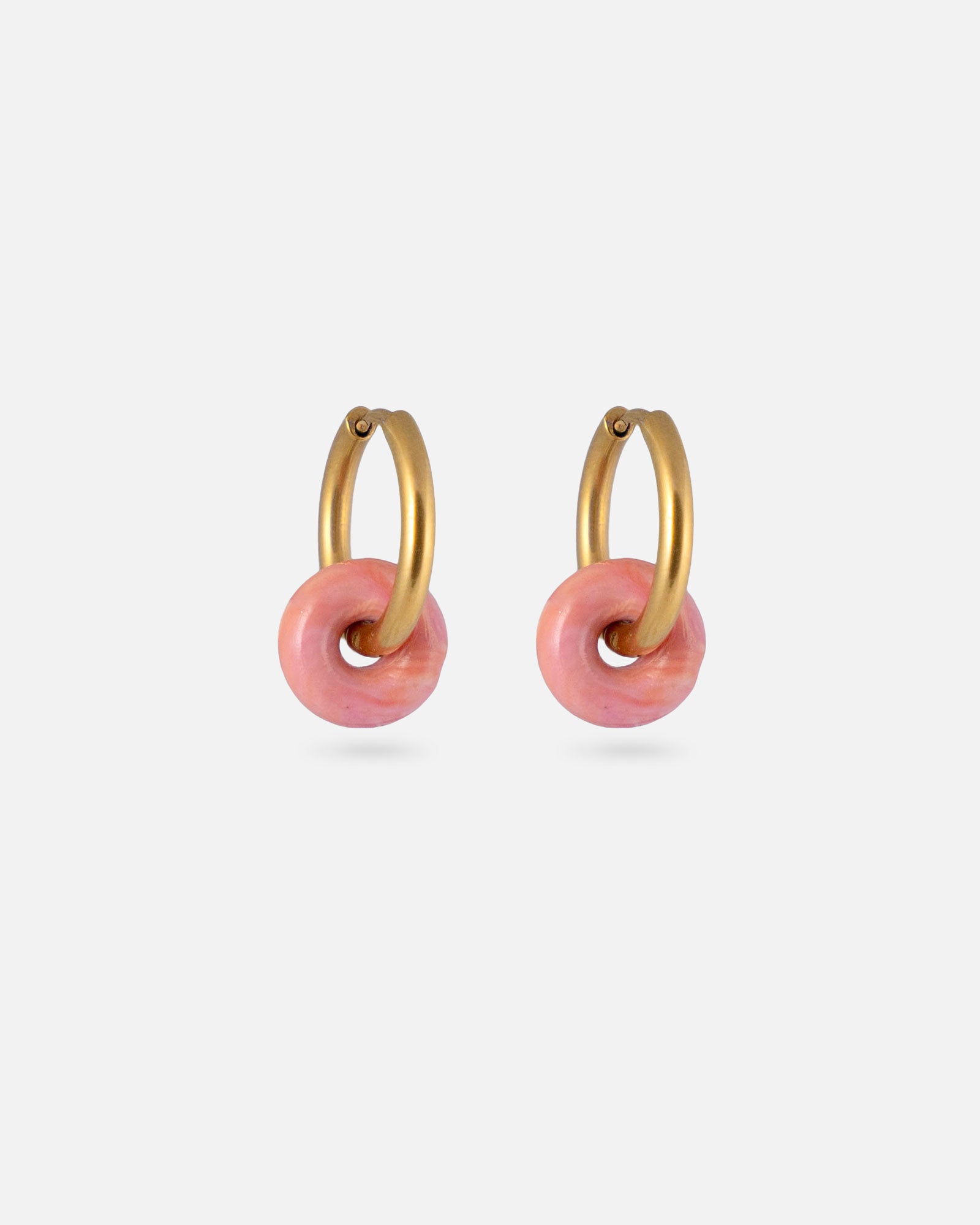 KOHO Gold Creolen Wasserfest Noa Sunset Blush