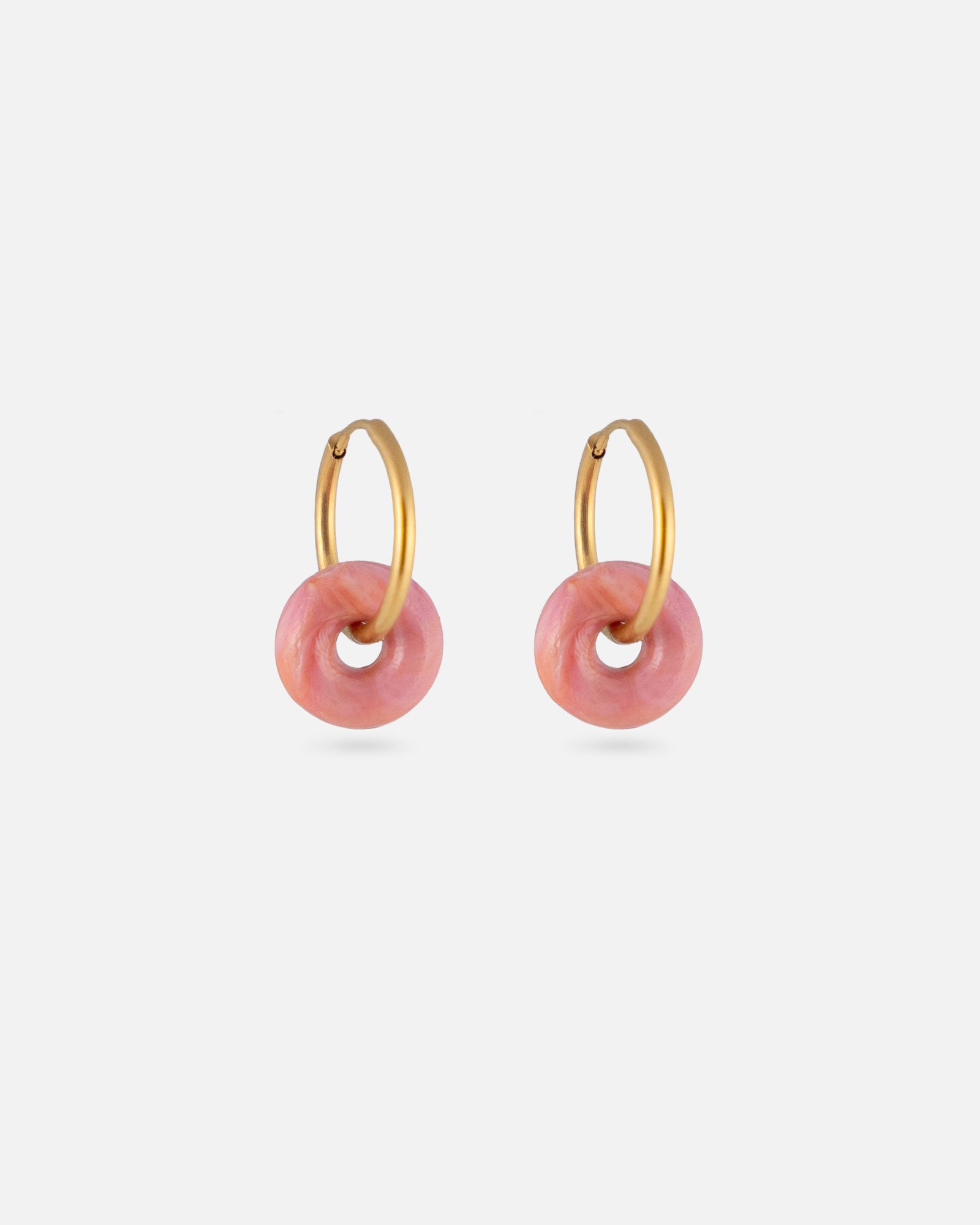 KOHO Gold Creolen Wasserfest Noa Sunset Blush