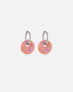 KOHO Silber Creolen Wasserfest Kaori Sunset Blush