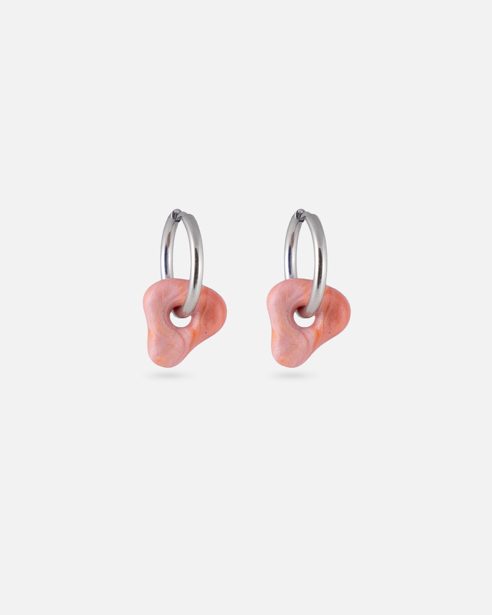 KOHO Silber Creolen Wasserfest Nalea Sunset Blush