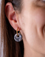 Kreolen mit austauschbarem Charm aus recyceltem Meeresplastik von KOHO Schmuck