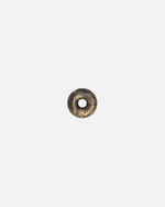 KOHO Mali Charm in Golden Shores, mittelgrosse runde Form mit schwarz-goldener Marmorierung