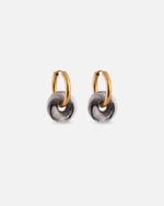 Mali Ohrringe KOHO Schmuck mit recycelten Charms Gold Wasserfest