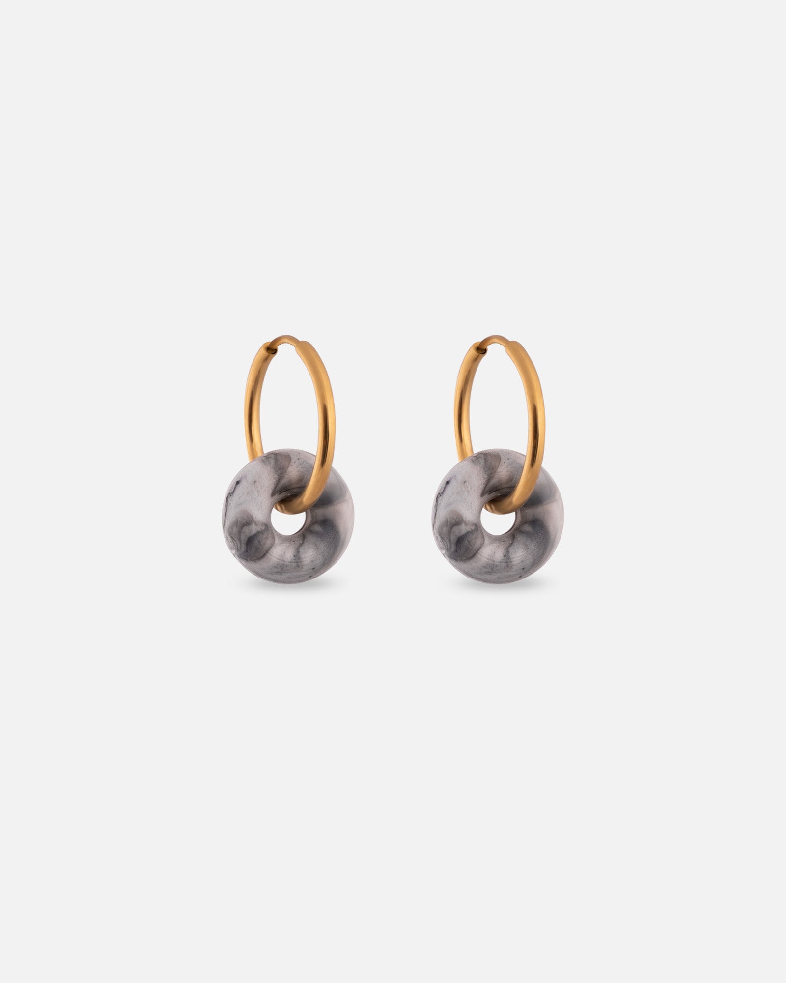 Creolen Ohrringe KOHO Schmuck mit recycelten Charms