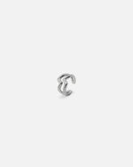 Earcuff Silber wellenform wasserfest