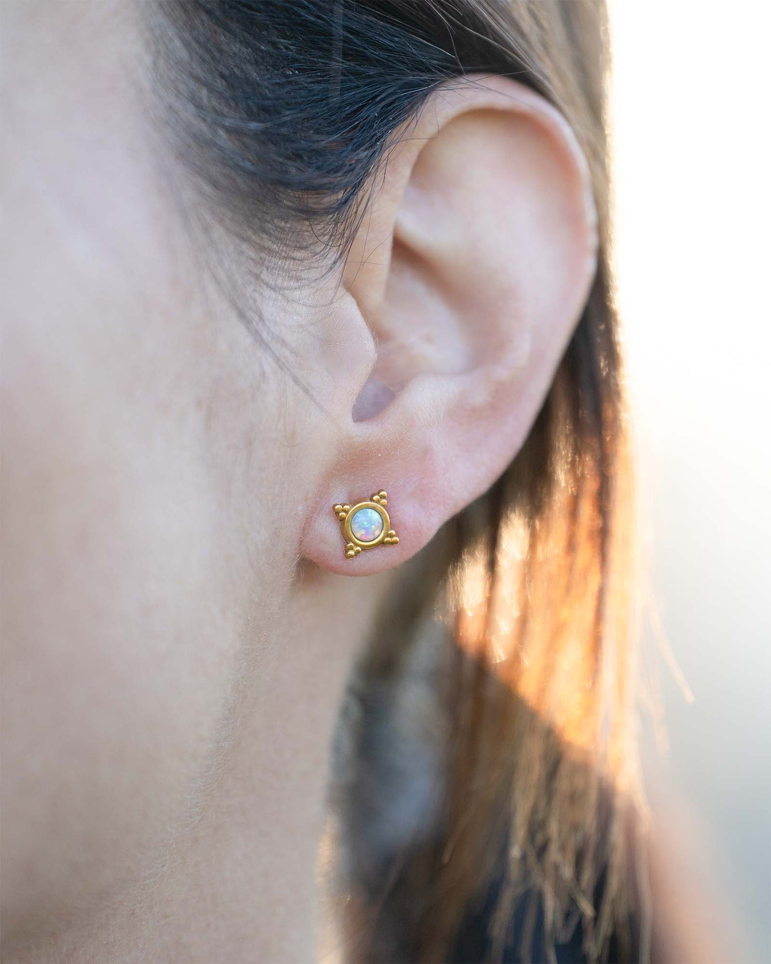 Ohrstecker Opal Mini Studs