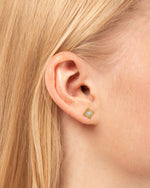 KOHO Opal Mini Studs – elegante vergoldete Ohrstecker