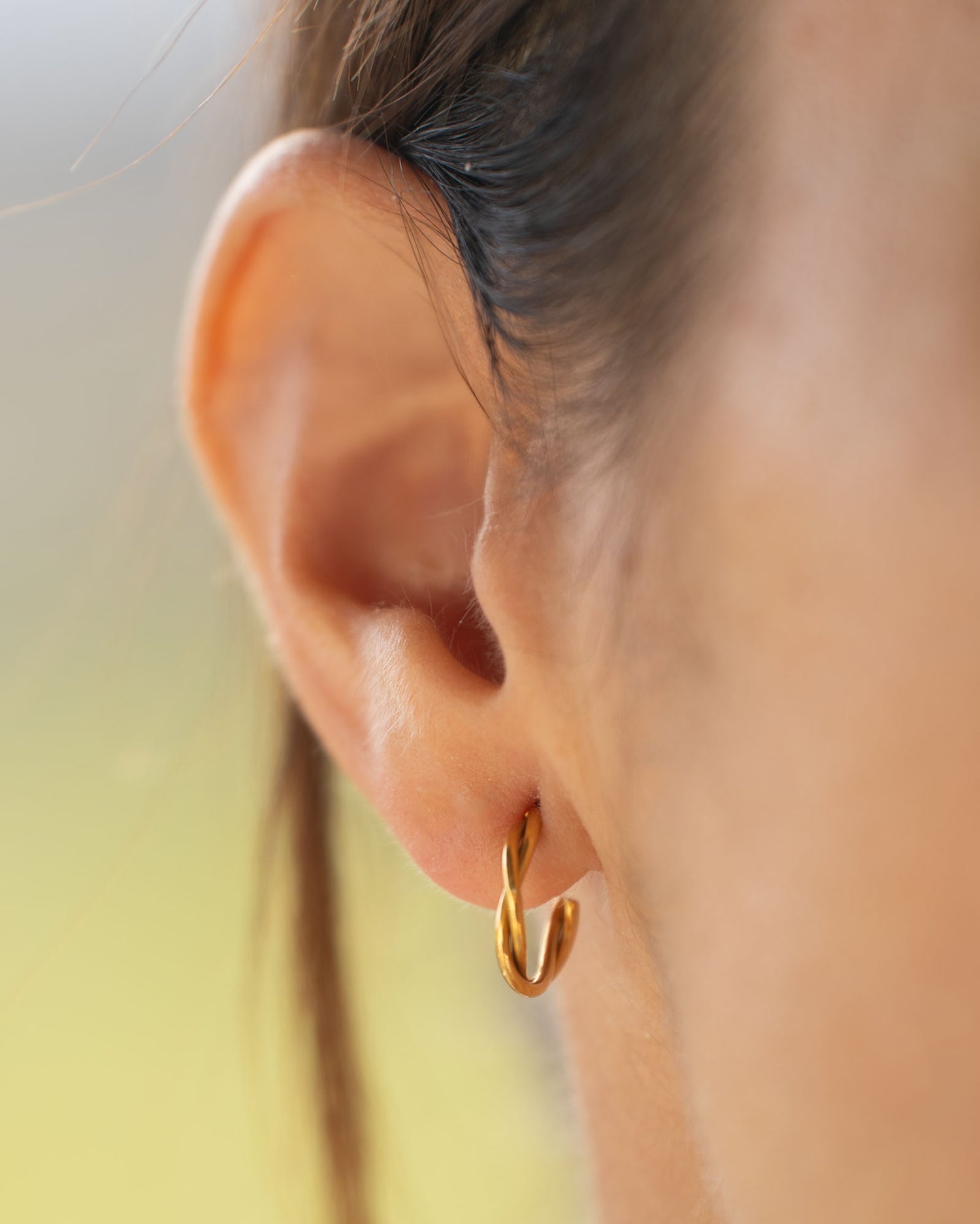 Ohrstecker Twisted Hoops