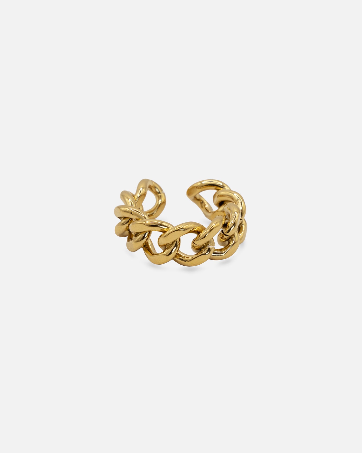 Ring Gliederkette Gold Wasserfest 