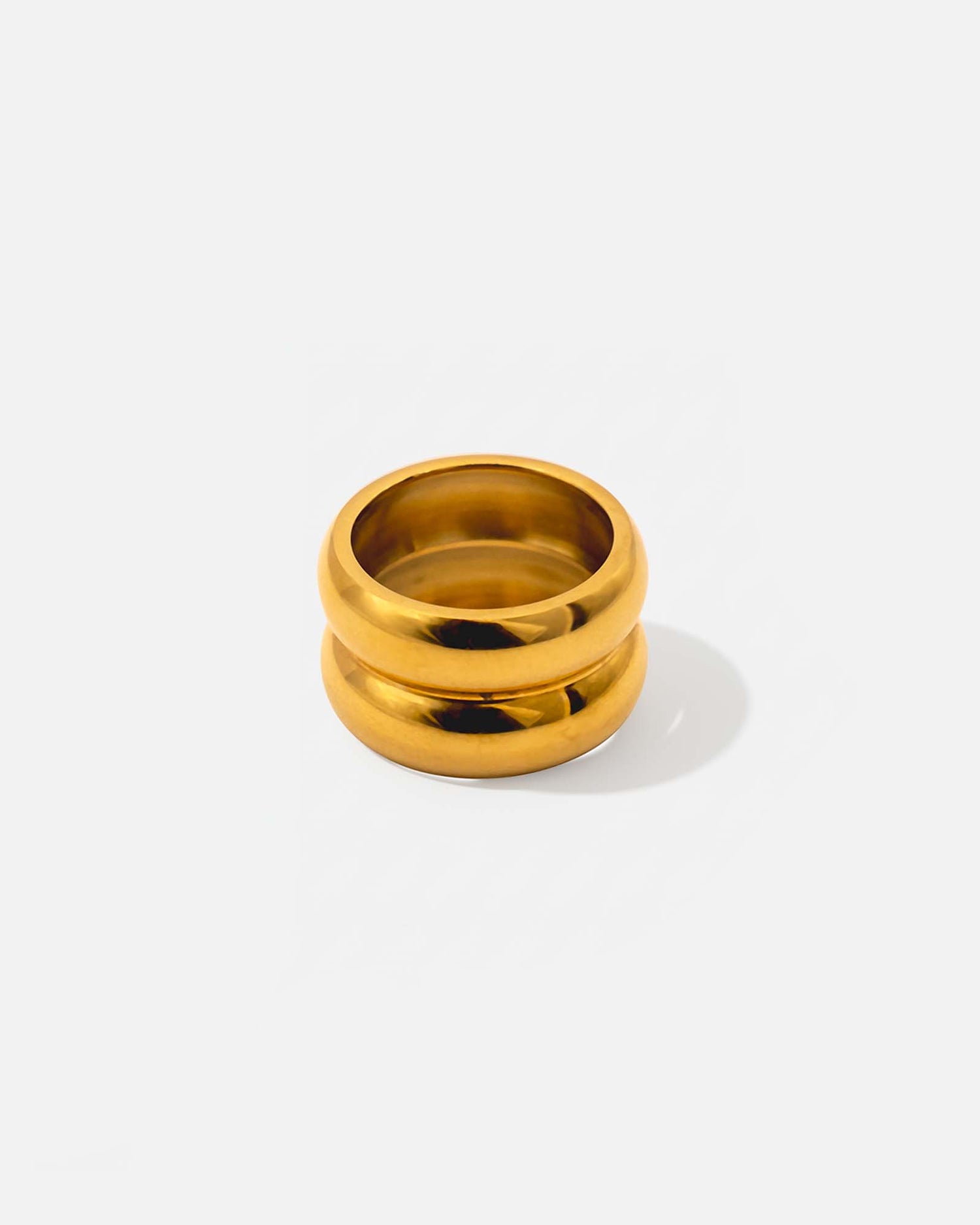 Ring Golden Wave