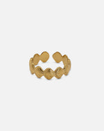 Ring Seaside mit kleinen muscheln Gold
