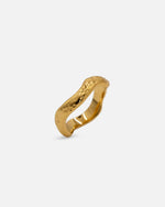 Goldener Ring mit struktur wasserfest ohne Abfärben