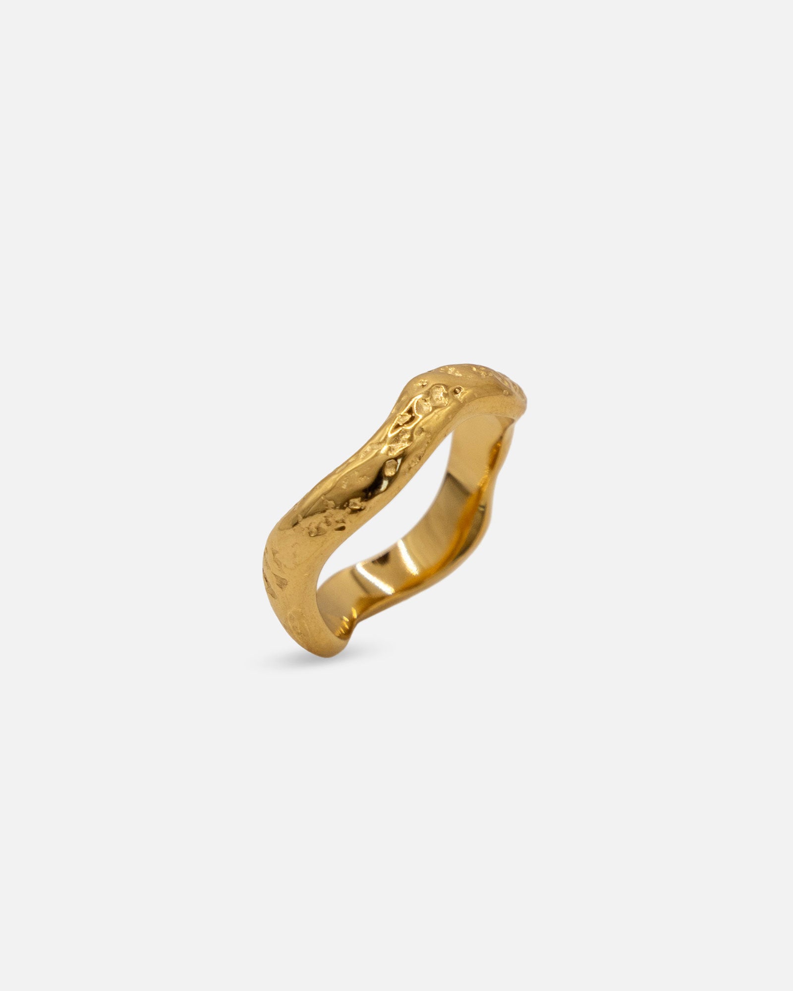 Goldener Ring mit struktur wasserfest ohne Abfärben