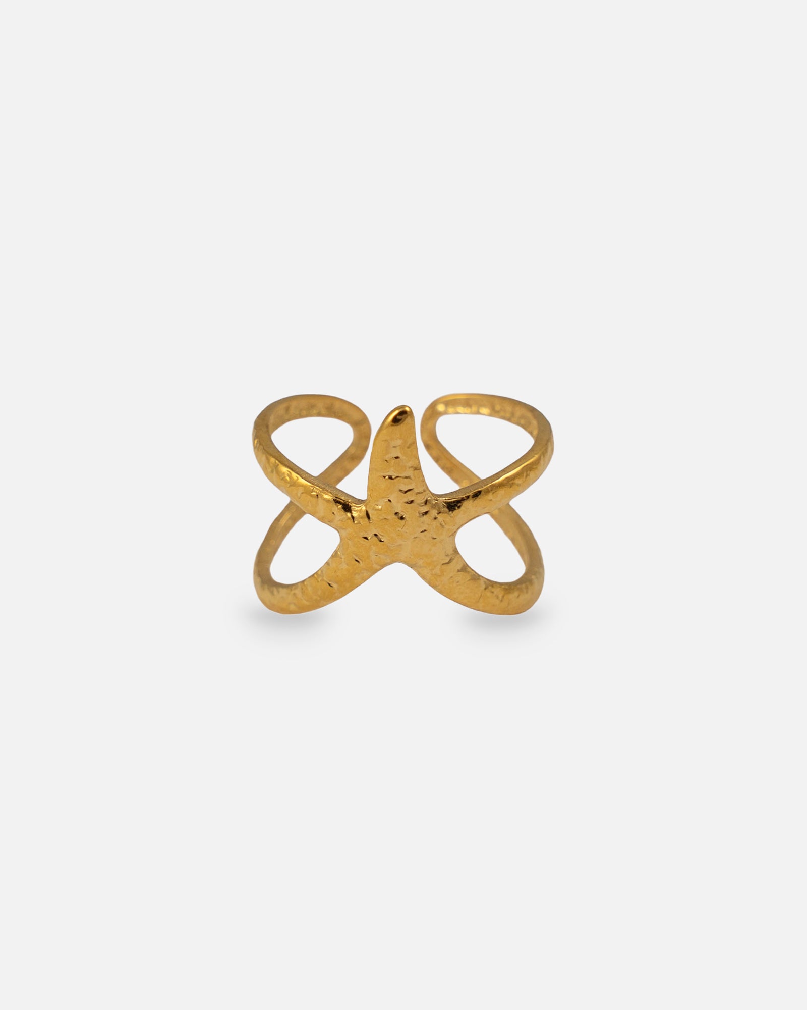 Starfish Ring Gold