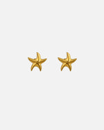 Starfish Studs Gold aus 18K vergoldetem Edelstahl mit Seestern-Design