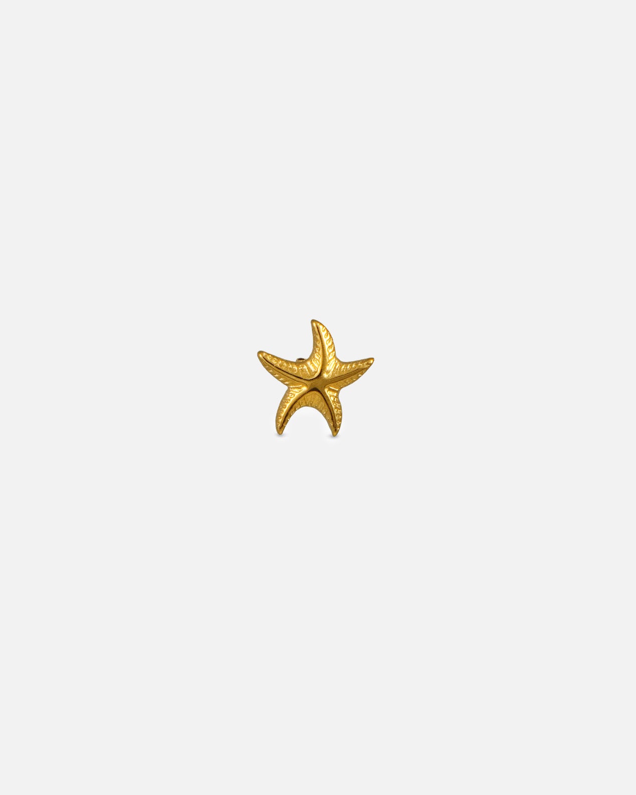 Starfish Studs Gold aus 18K vergoldetem Edelstahl mit Seestern-Design